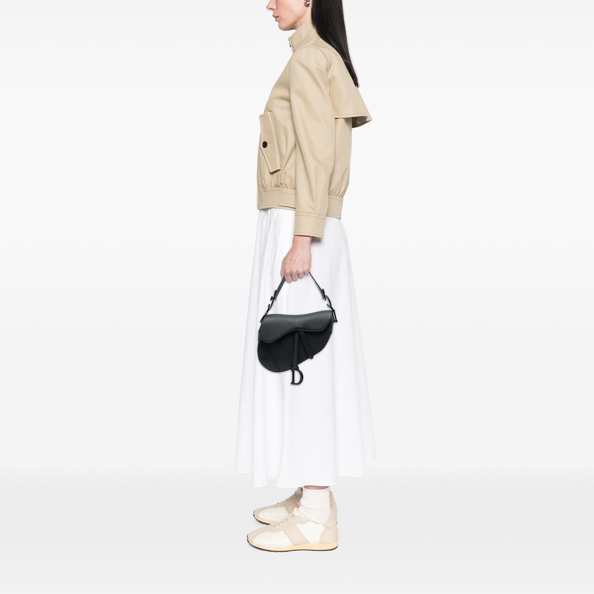 Dior Ultra Matte Calfskin Saddle Bag