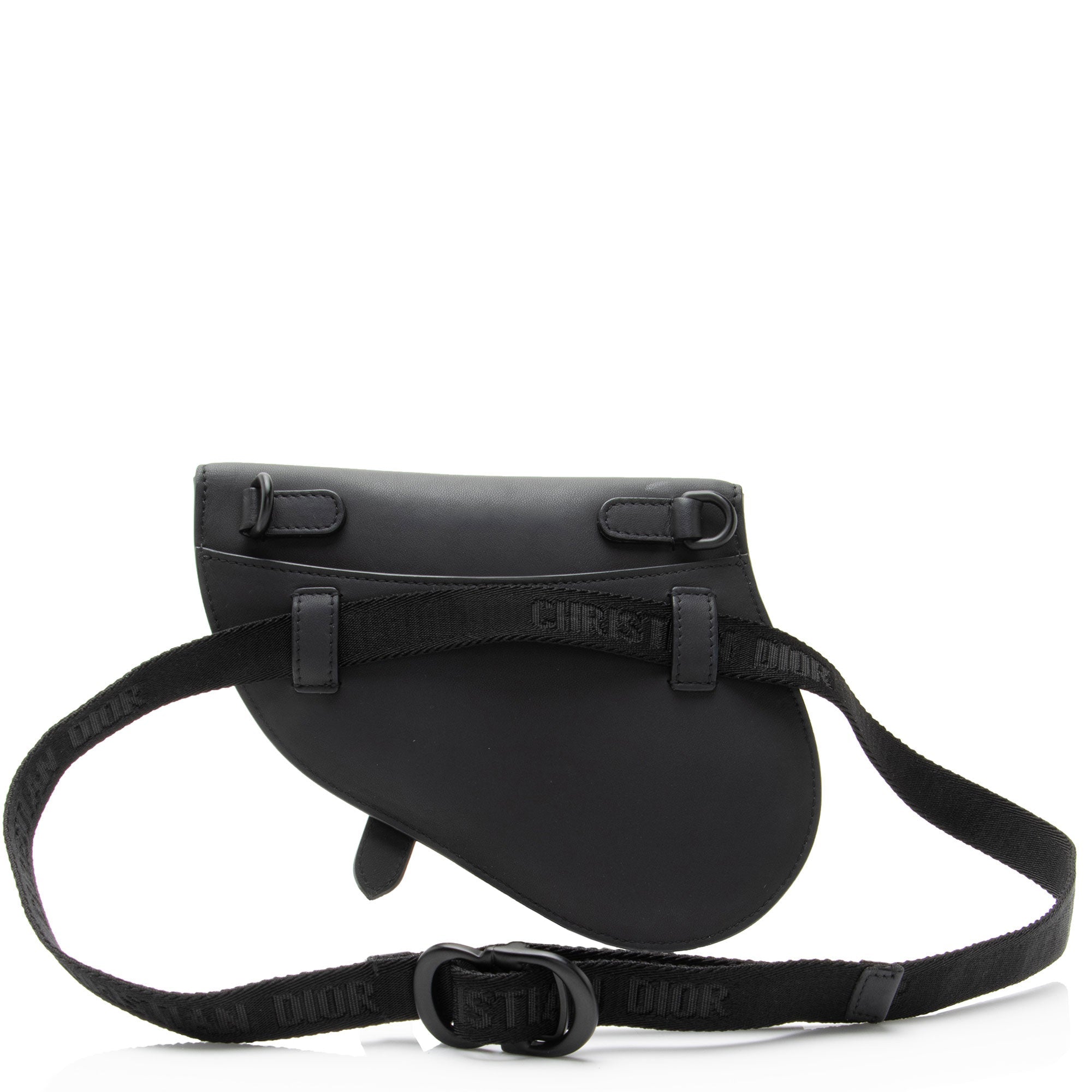 Dior Ultra Matte Calfskin Saddle Belt Bag