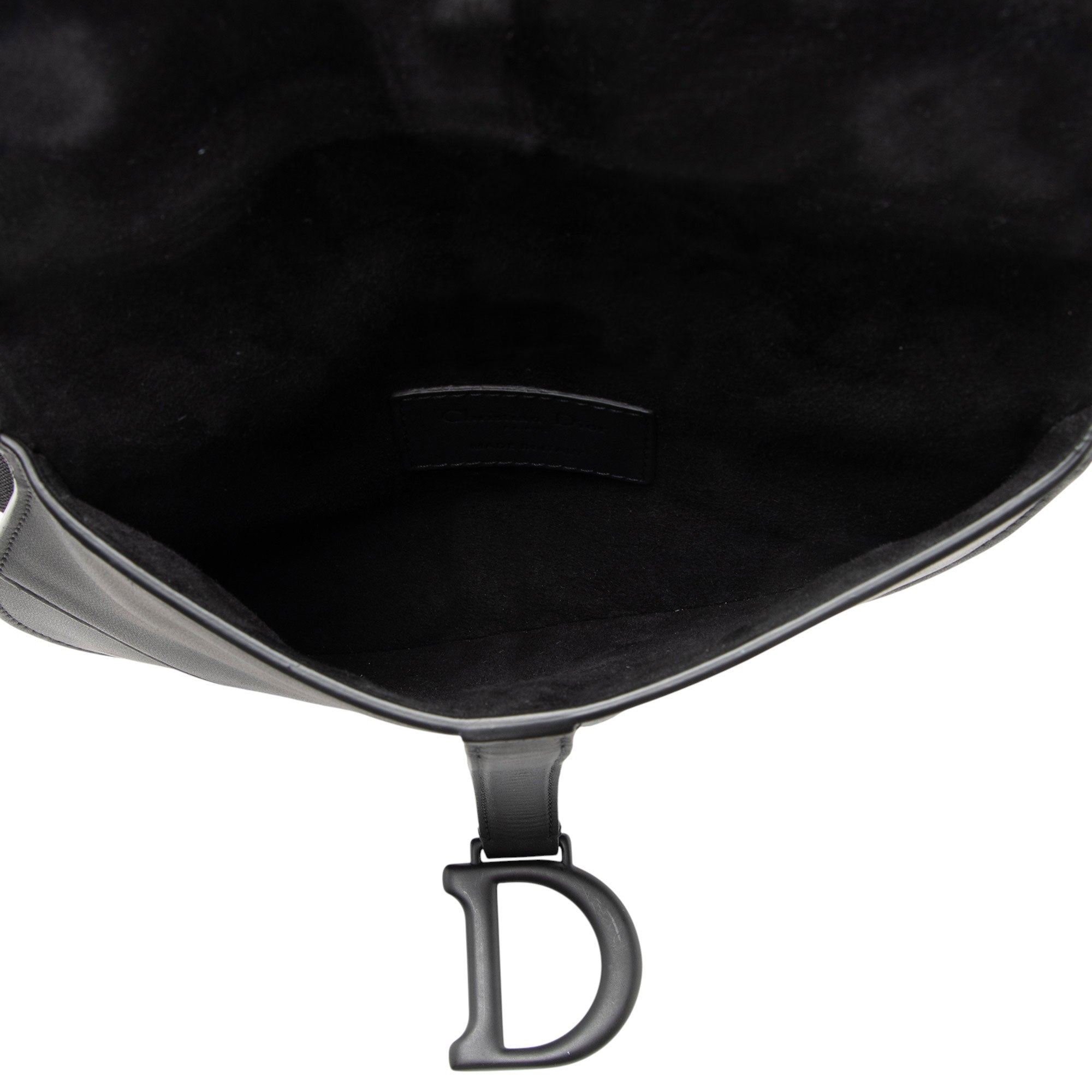 Dior Ultra Matte Calfskin Saddle Belt Bag