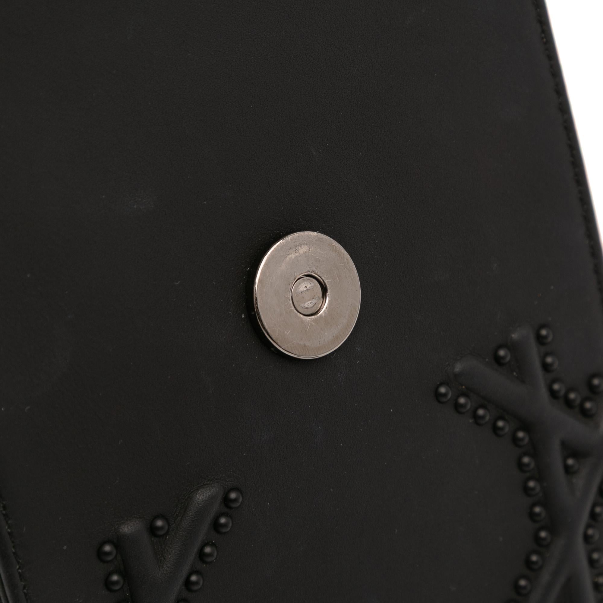 Dior Ultra Matte Calfskin Studded Vertical Diorama
