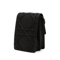 Dior Ultra Matte Calfskin Studded Vertical Diorama