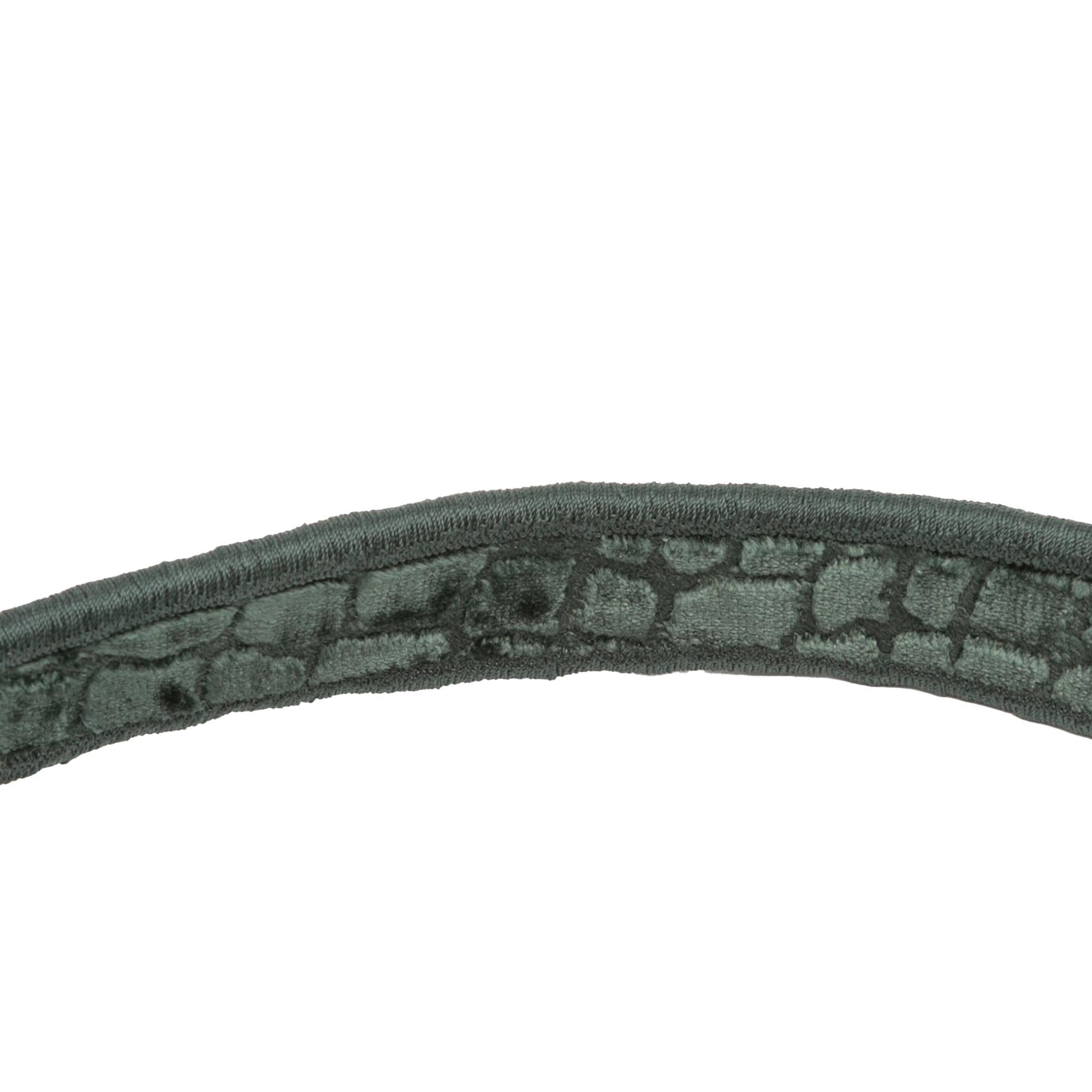 Dior Velvet Embroidered Crocodile Effect Saddle Bag