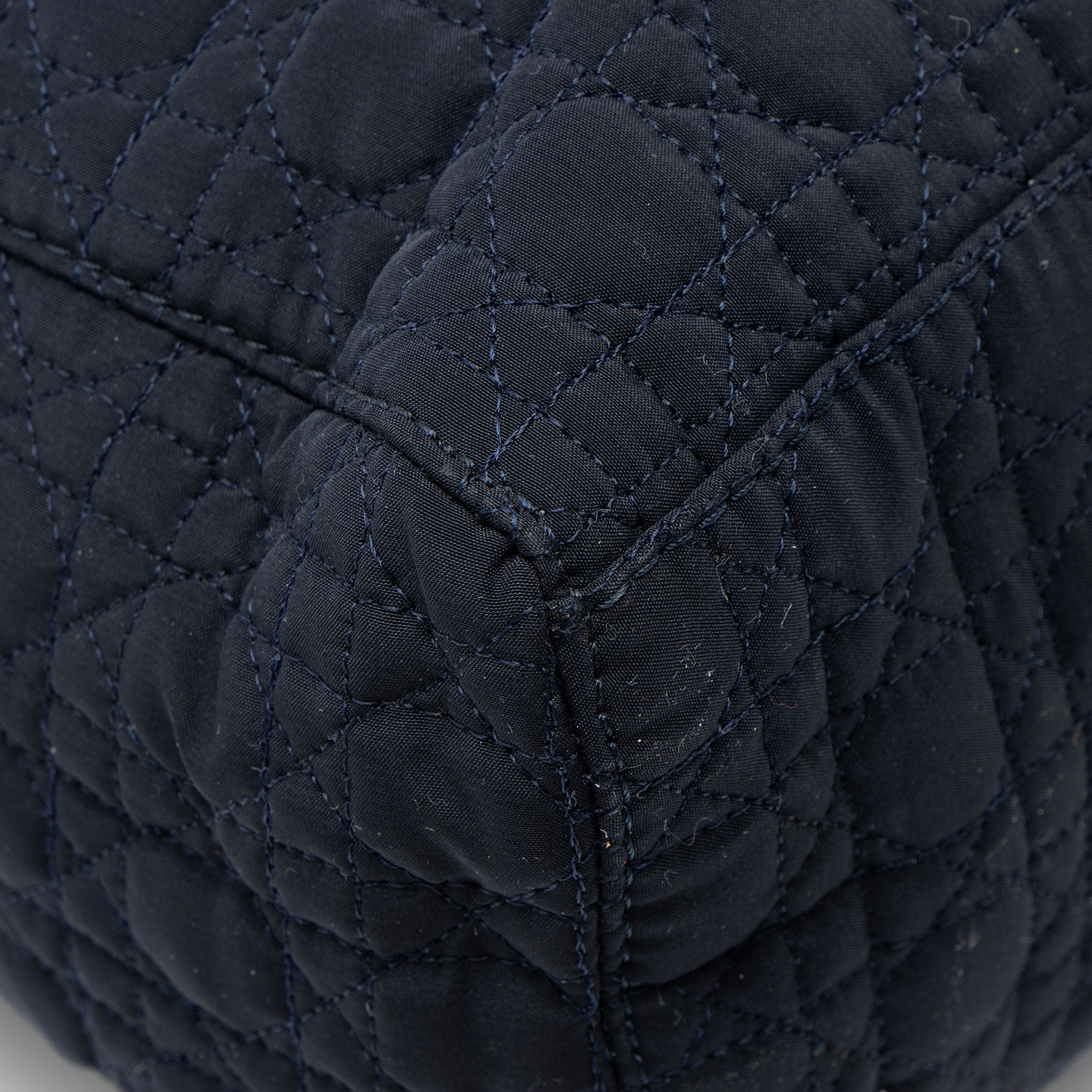 Dior Vintage Nylon Lady Dior Large Tote