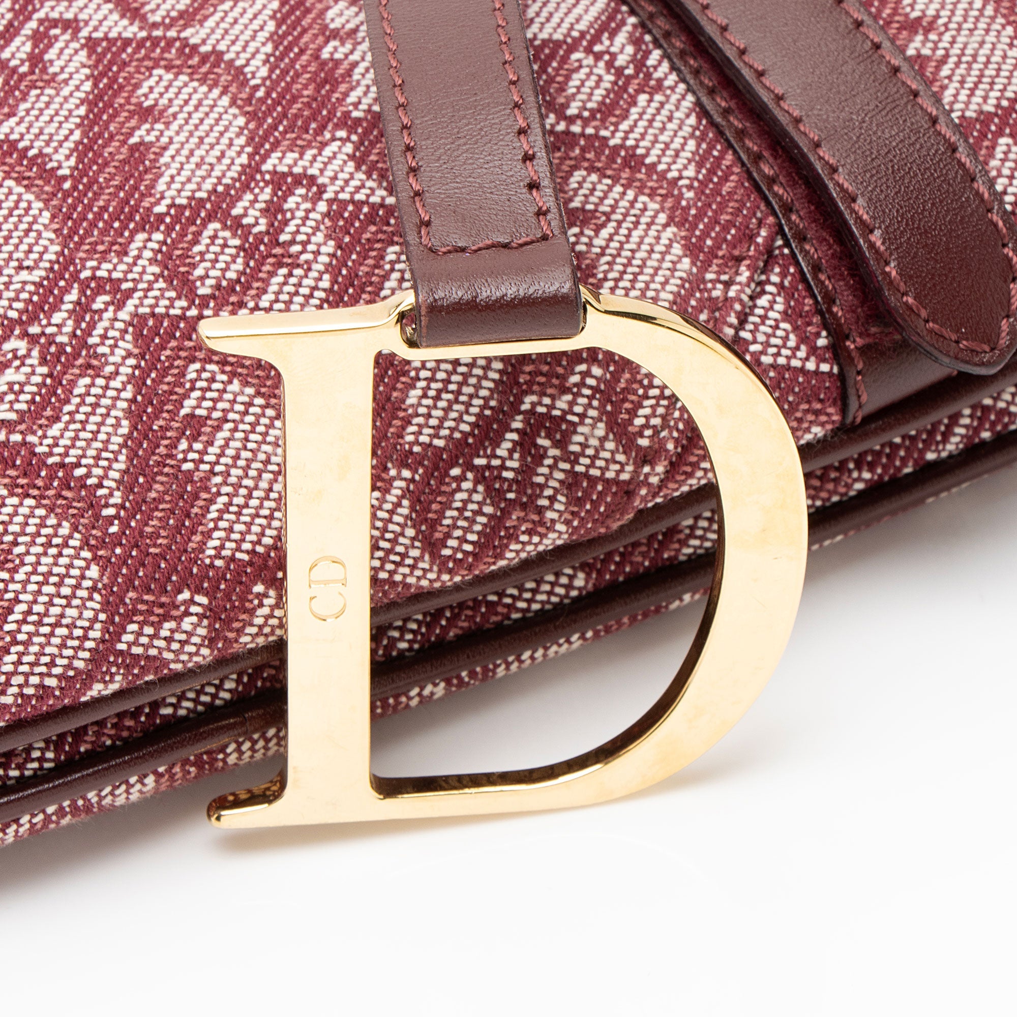 Dior Vintage Oblique Saddle Bag