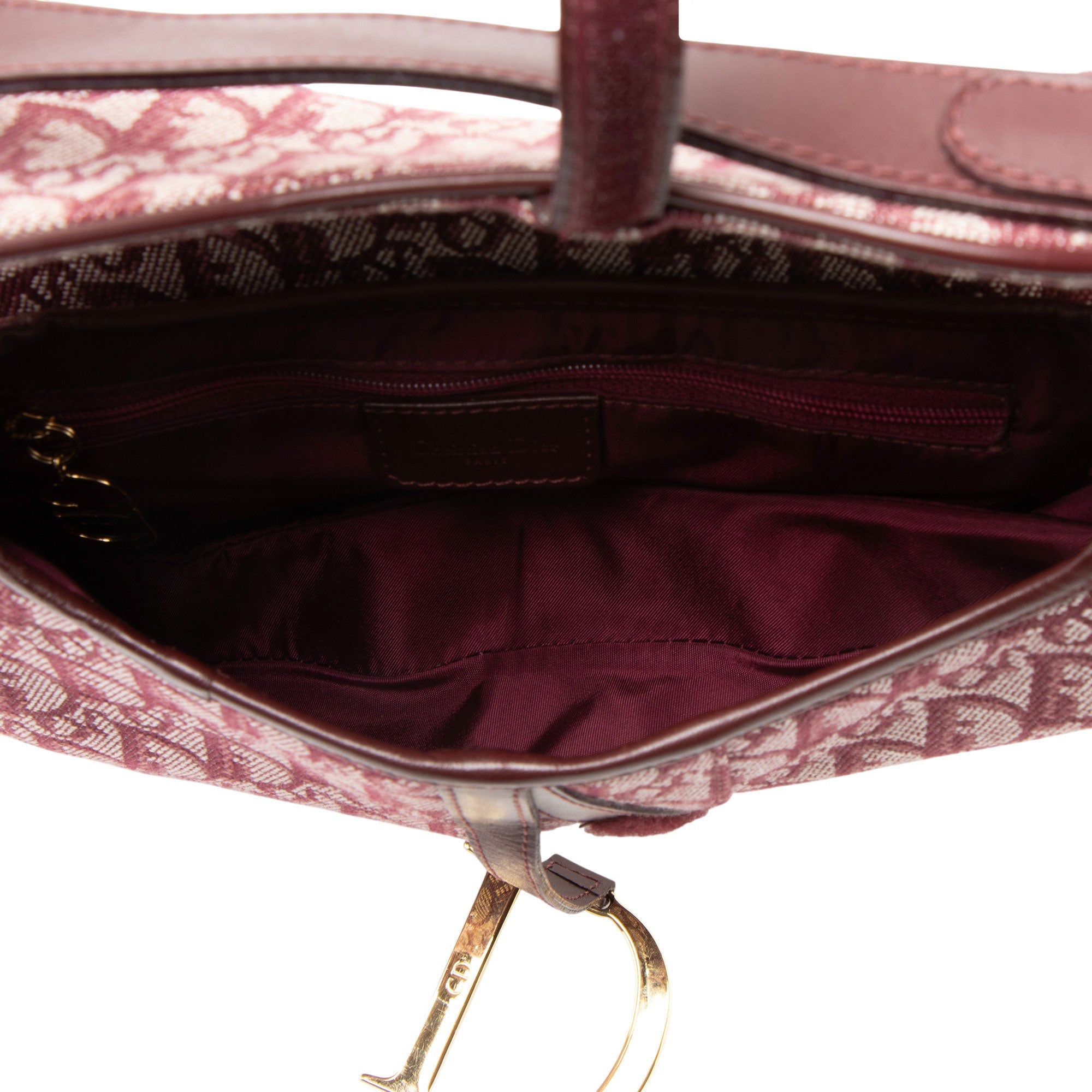 Dior Vintage Oblique Saddle Bag