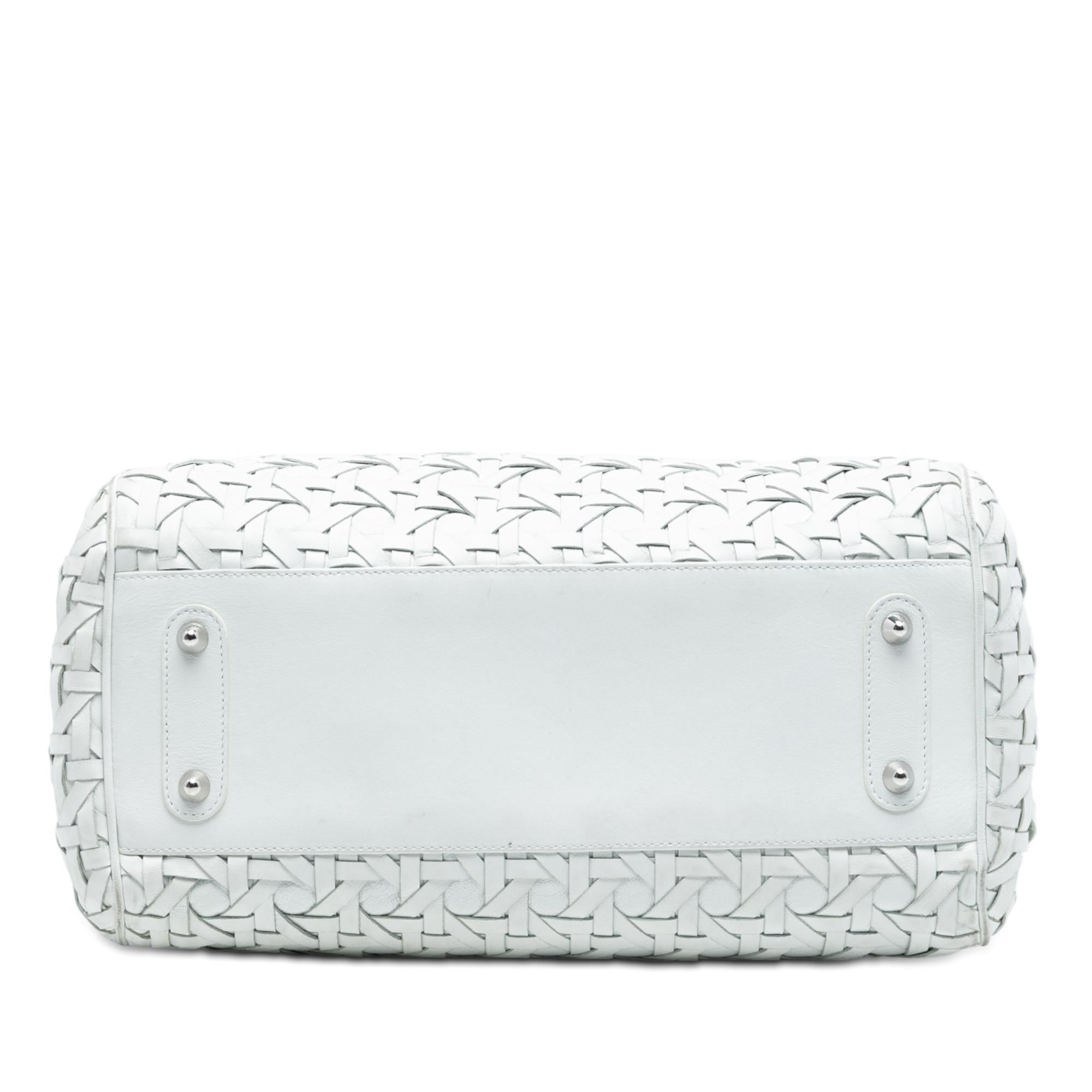 Dior Woven Lambskin Lady Dior Avenue Tote