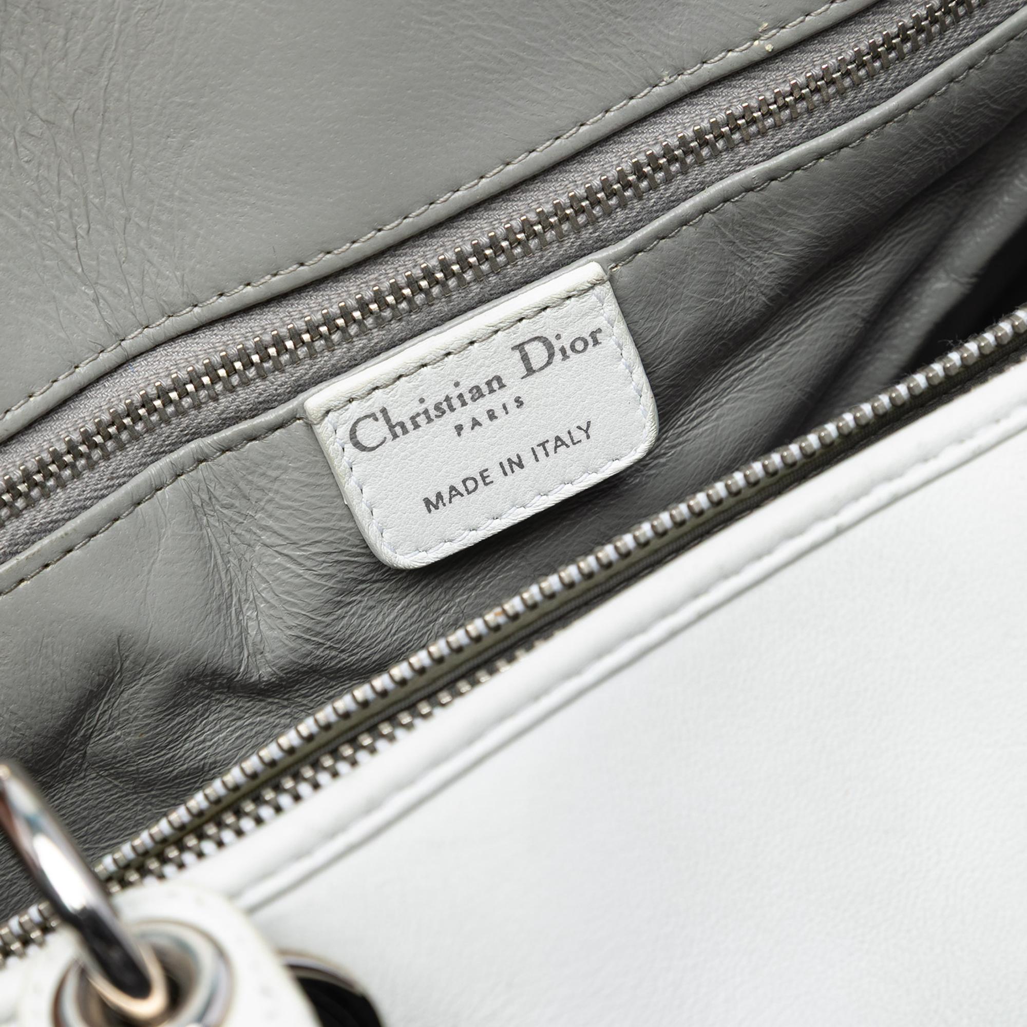 Dior Woven Lambskin Lady Dior Avenue Tote