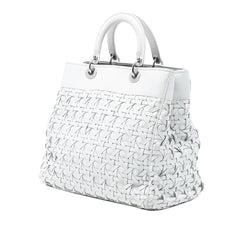 Dior Woven Lambskin Lady Dior Avenue Tote