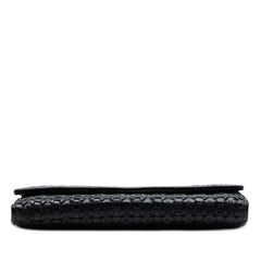 Dior Woven Lambskin Lady Dior Rendezvouz Wallet on Chain