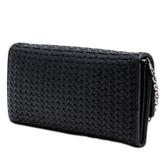 Dior Woven Lambskin Lady Dior Rendezvouz Wallet on Chain