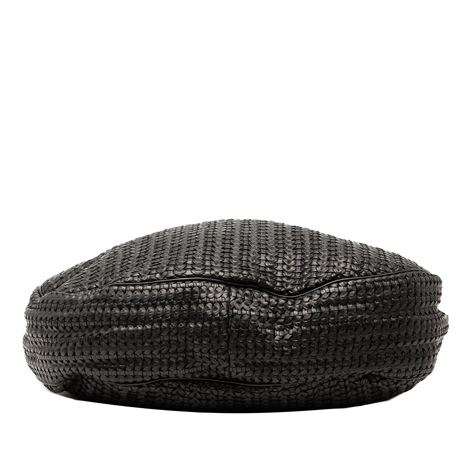 Dior Woven Lambskin Soft Lady Dior Hobo
