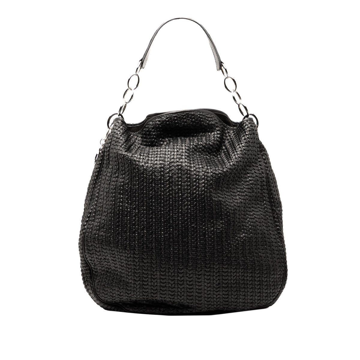 Dior Woven Lambskin Soft Lady Dior Hobo