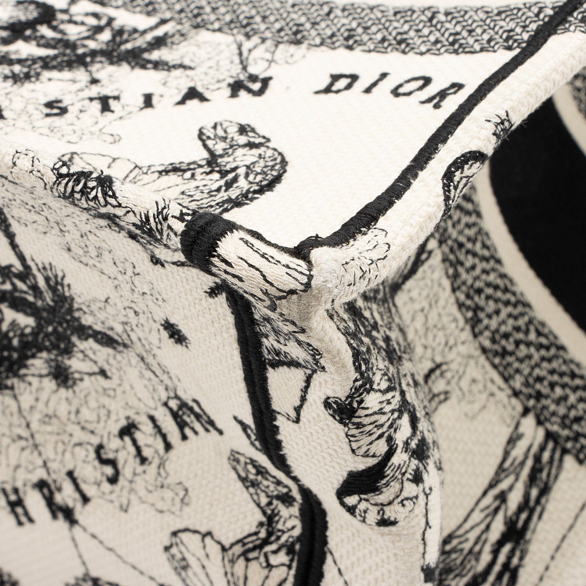 Dior Zodiac Toile De Jouy Medium Book Tote