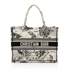 Dior Zodiac Toile De Jouy Medium Book Tote