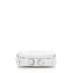 Dior x Daniel Arsham Leather Newsprint Double Zip Crossbody