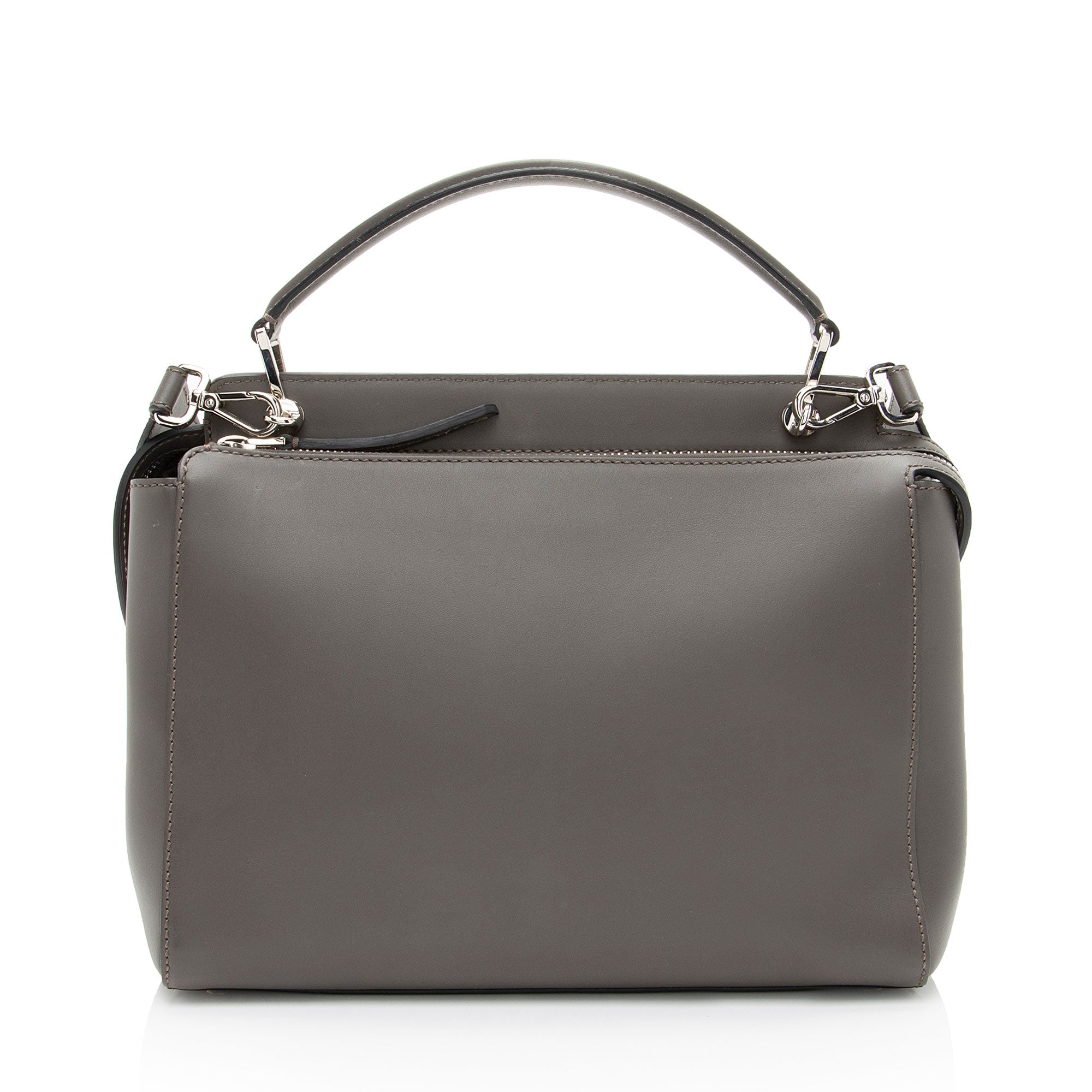 Fendi Calfskin Dotcom Medium Satchel