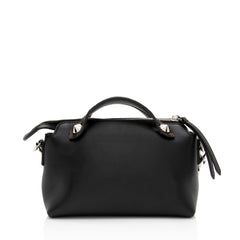 Fendi Calfskin FF Embossed By The Way Mini Boston Bag