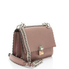 Fendi Calfskin Kan I Mini Shoulder Bag