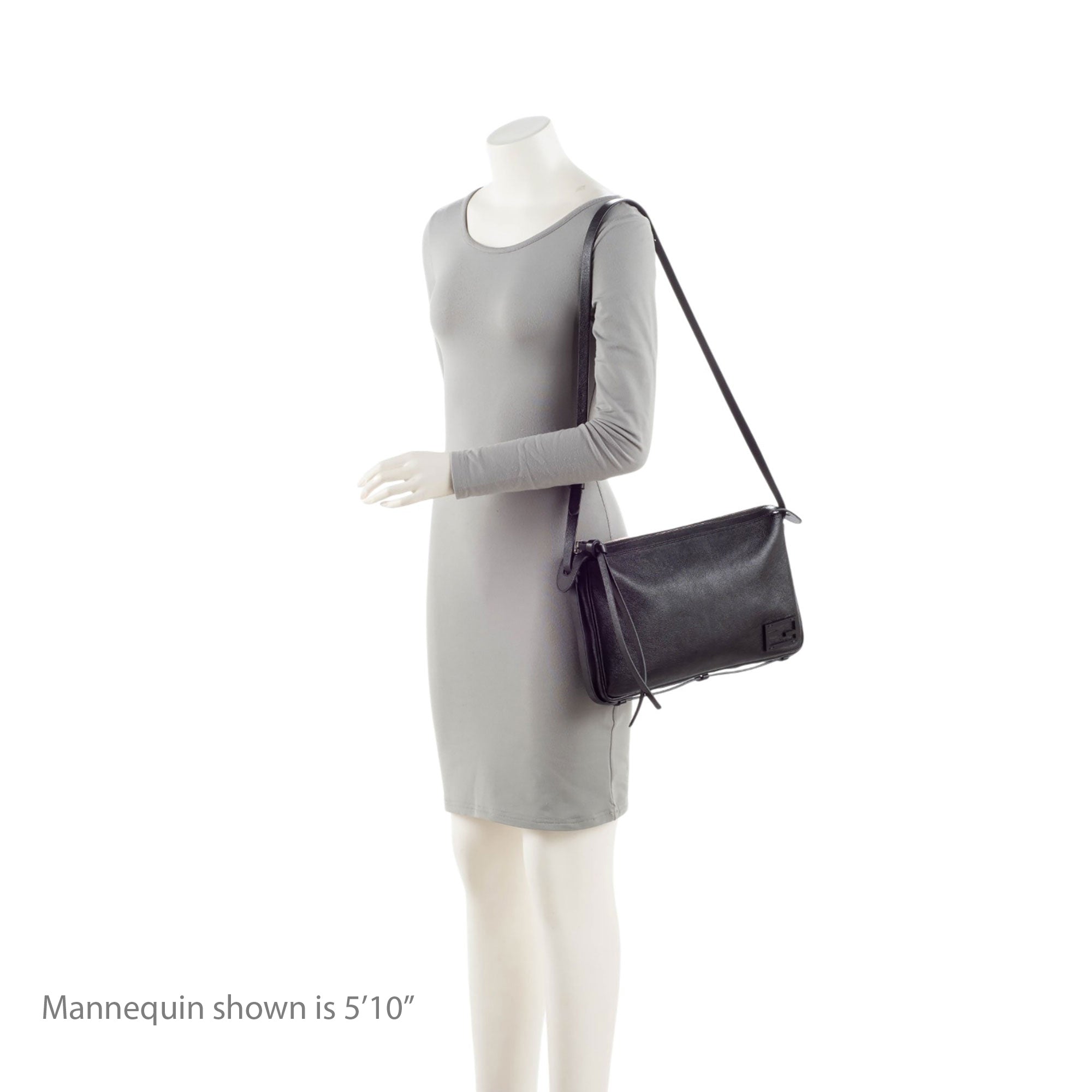 Fendi Calfskin Simply Medium Shoulder Bag