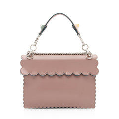 Fendi Calfskin Studded Kan I Medium Shoulder Bag
