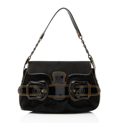 Fendi Canvas B Bis Shoulder Bag