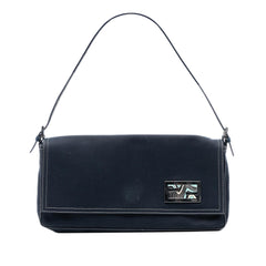 Fendi Canvas FF Marble Baguette Shoulder Bag