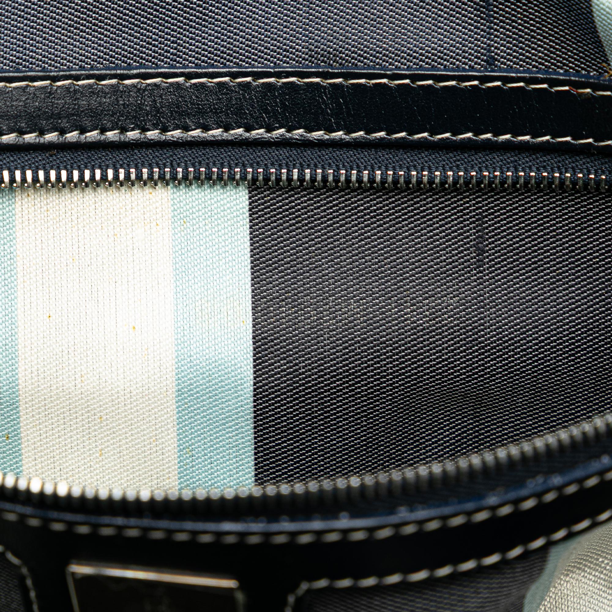 Fendi Canvas FF Marble Shoulder Bag