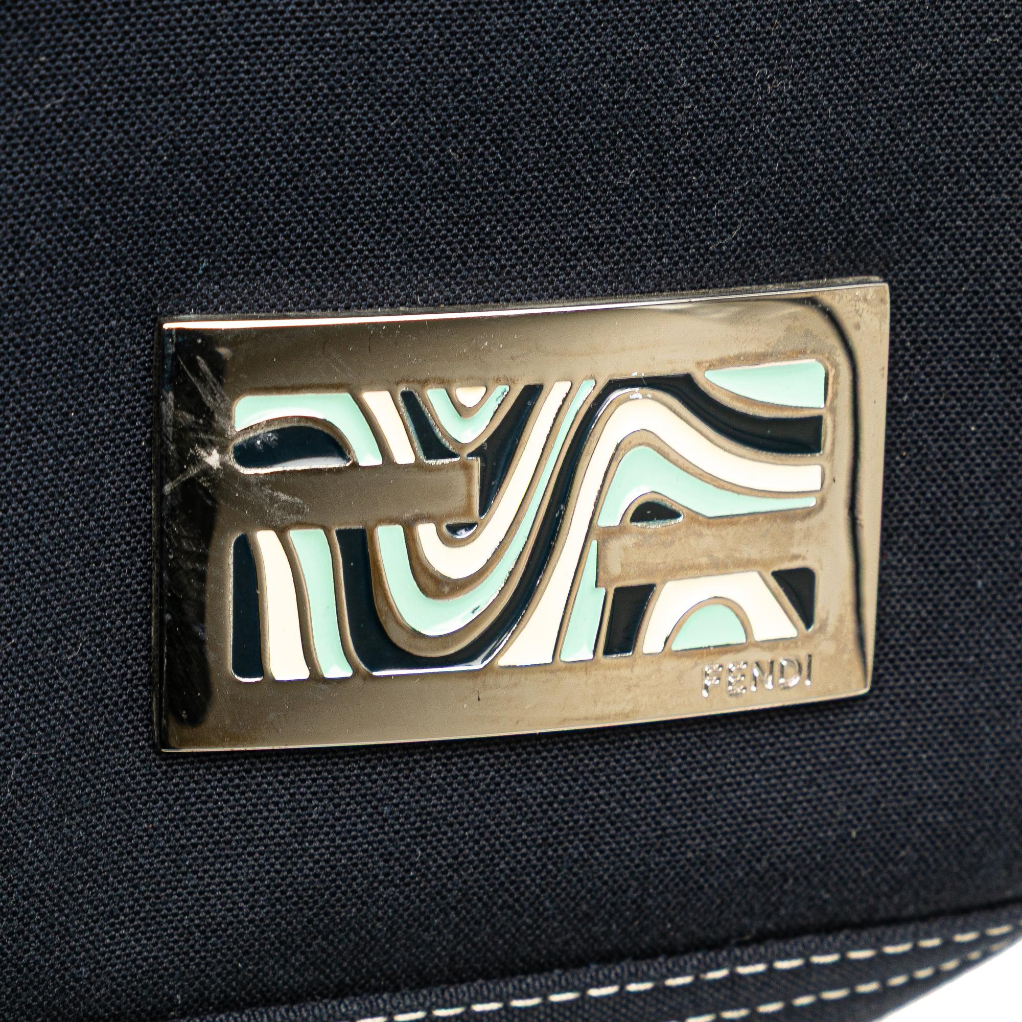 Fendi Canvas FF Marble Shoulder Bag