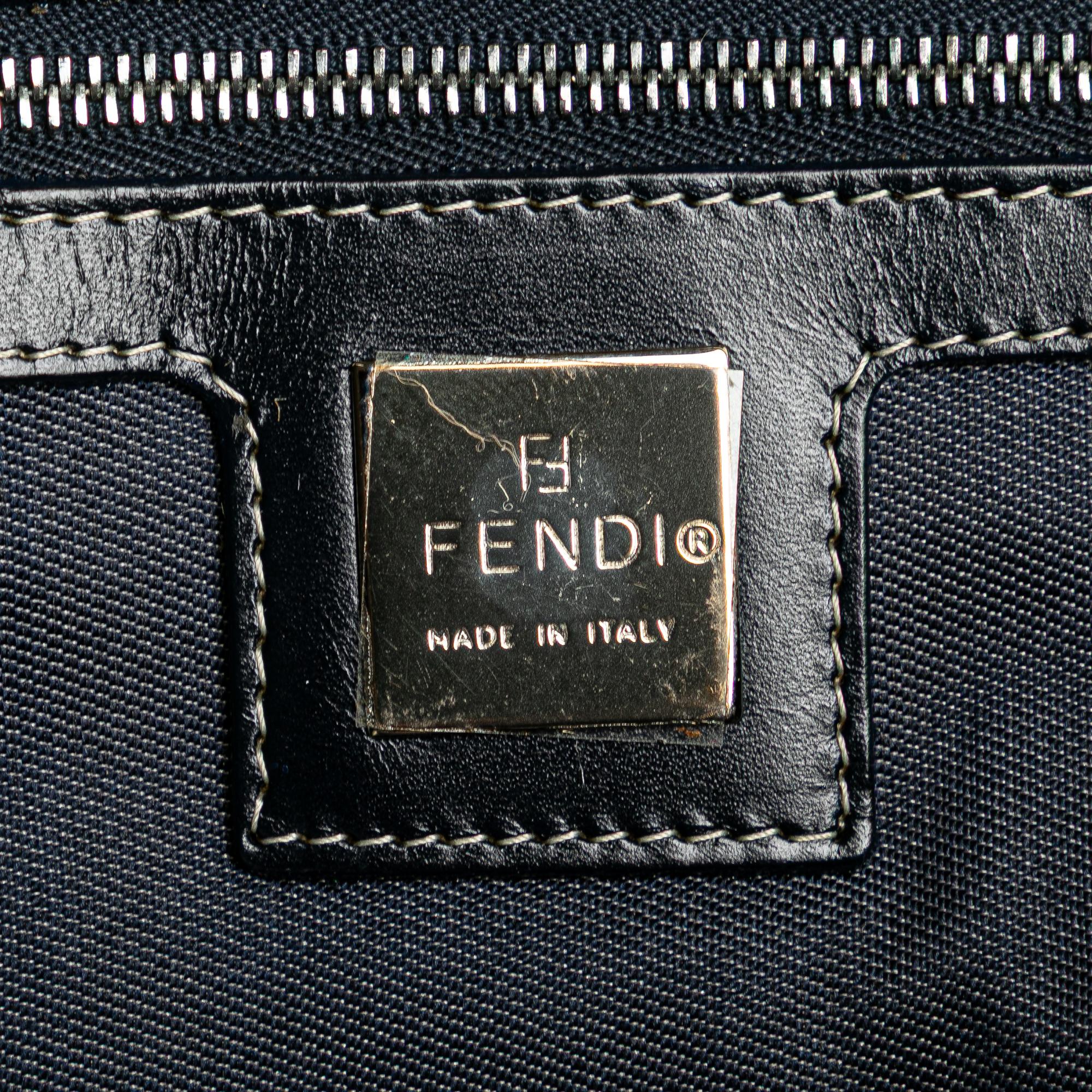 Fendi Canvas FF Marble Shoulder Bag