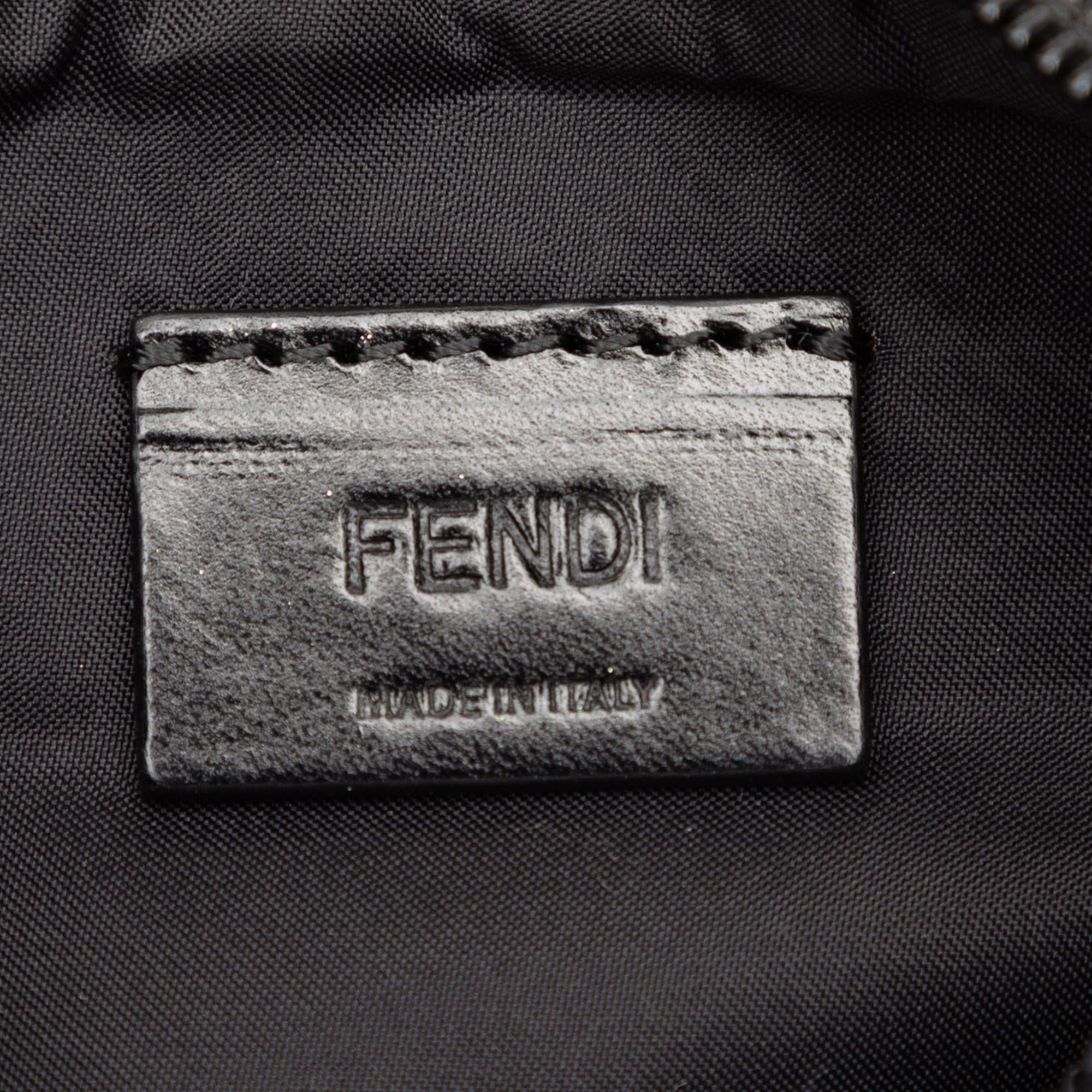 Fendi Canvas Monster Clutch
