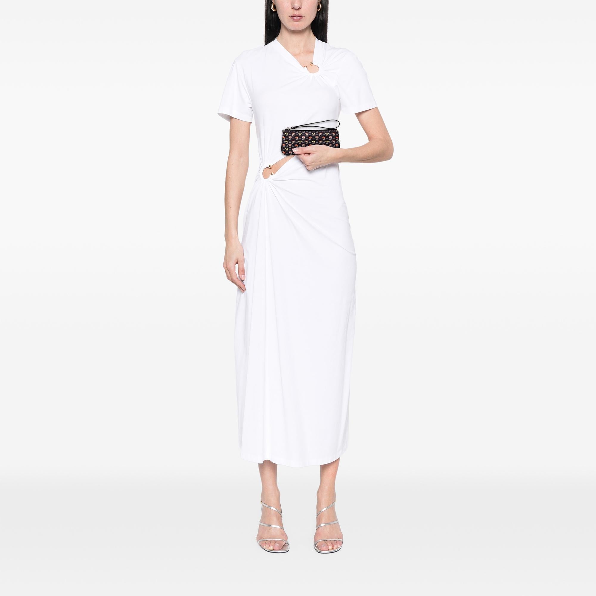 Fendi Canvas Monster Clutch