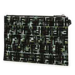 Fendi FF 1974 Nylon Camouflage Wristlet Pouch