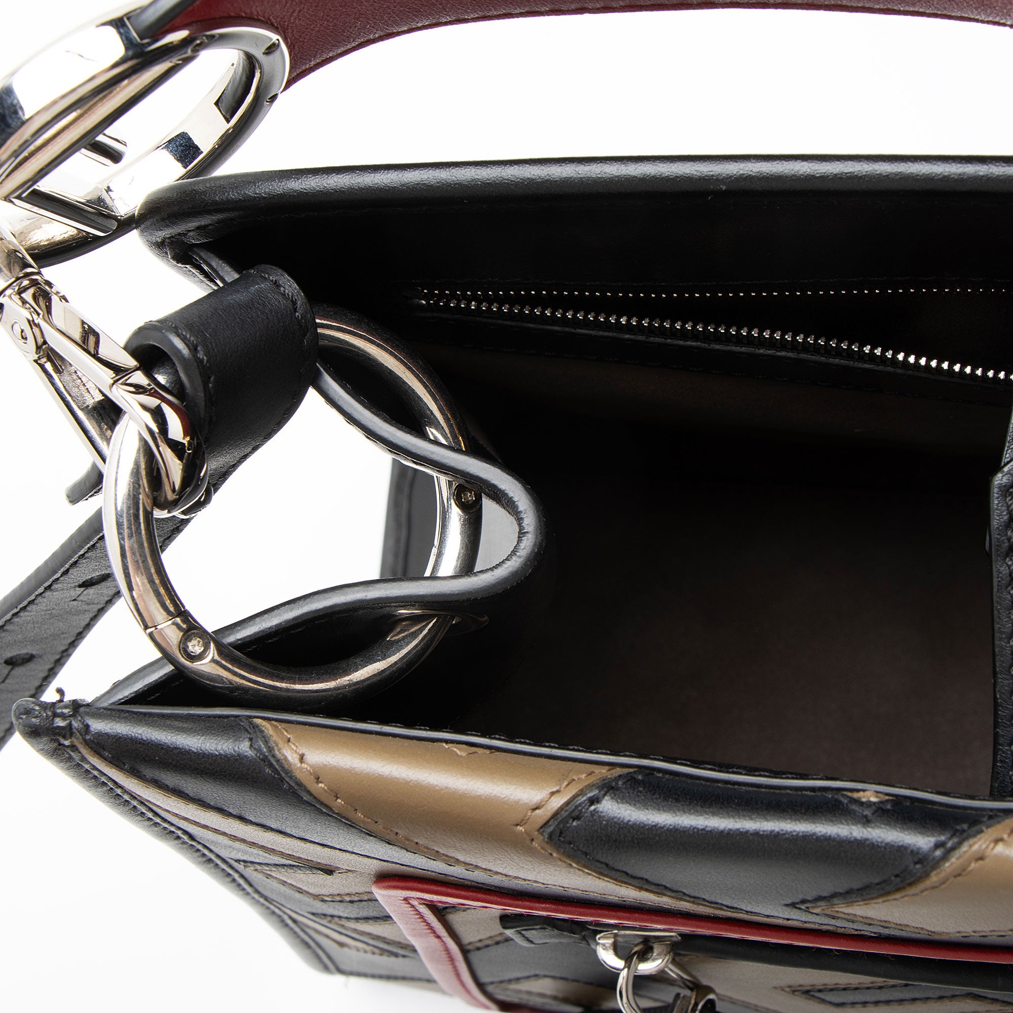 Fendi FF Calfskin Century Runaway Small Tote