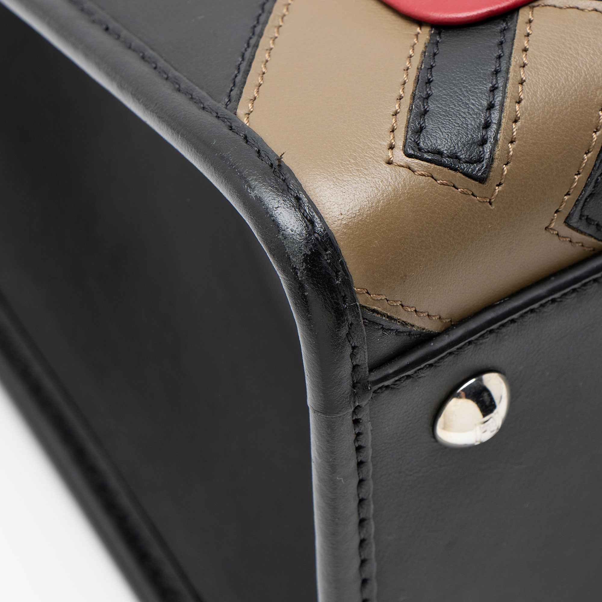 Fendi FF Calfskin Century Runaway Small Tote
