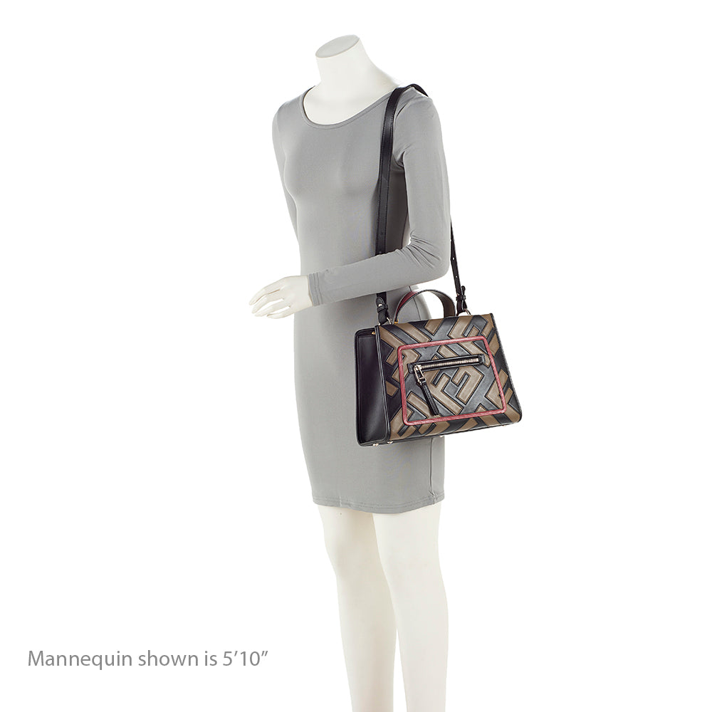 Fendi FF Calfskin Century Runaway Small Tote