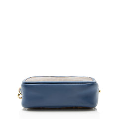 Fendi FF Coated Canvas 1974 Mini Camera Bag
