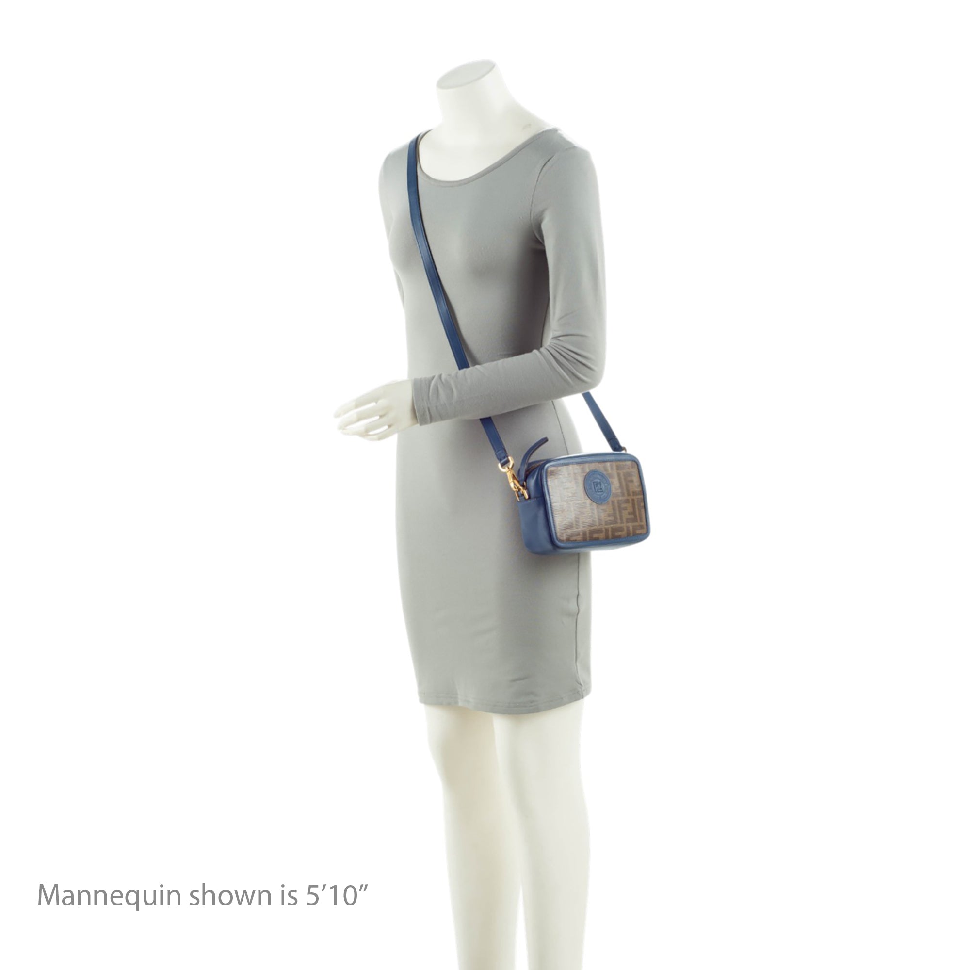 Fendi FF Coated Canvas 1974 Mini Camera Bag