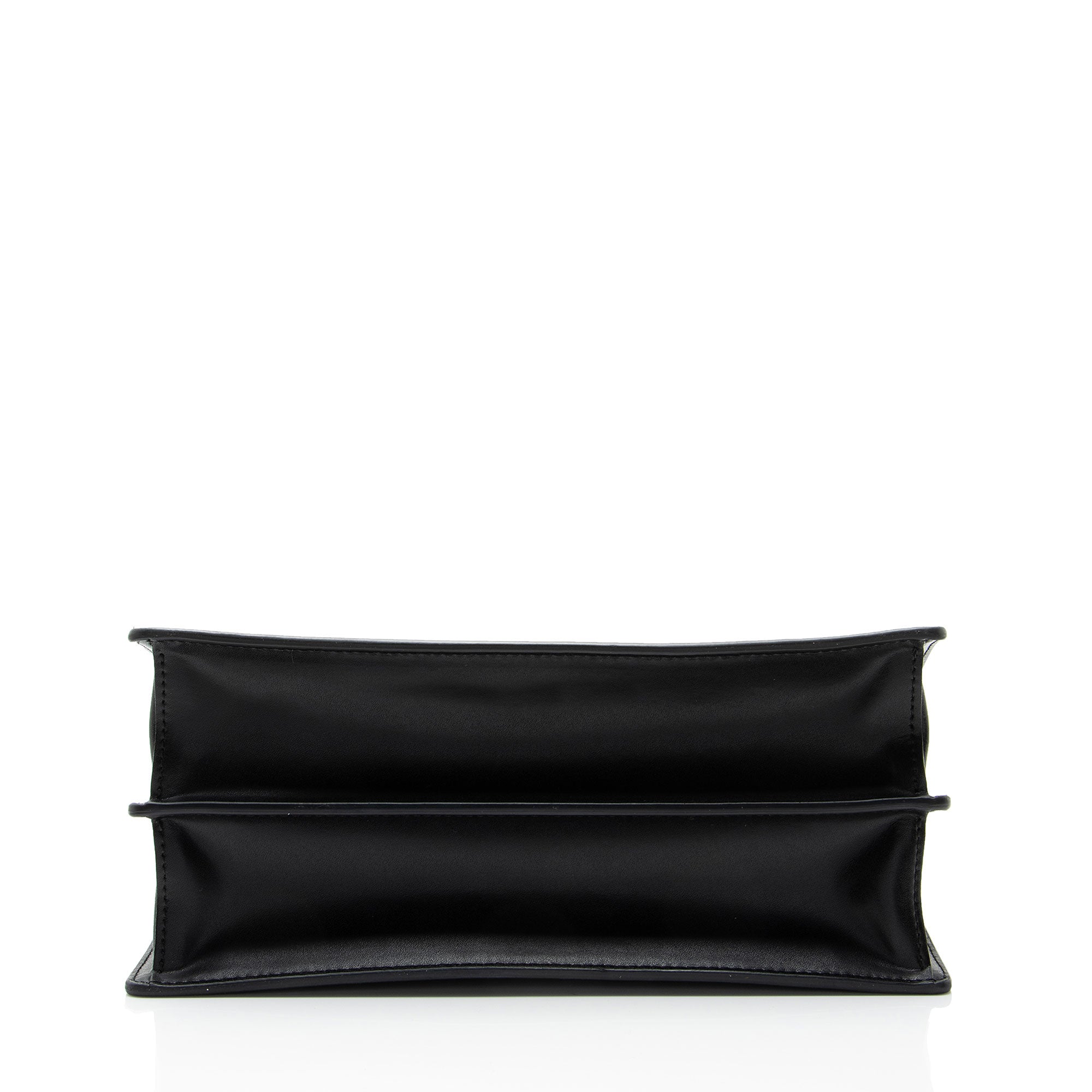 Fendi FF Embossed Calfskin Kan U Medium Shoulder Bag