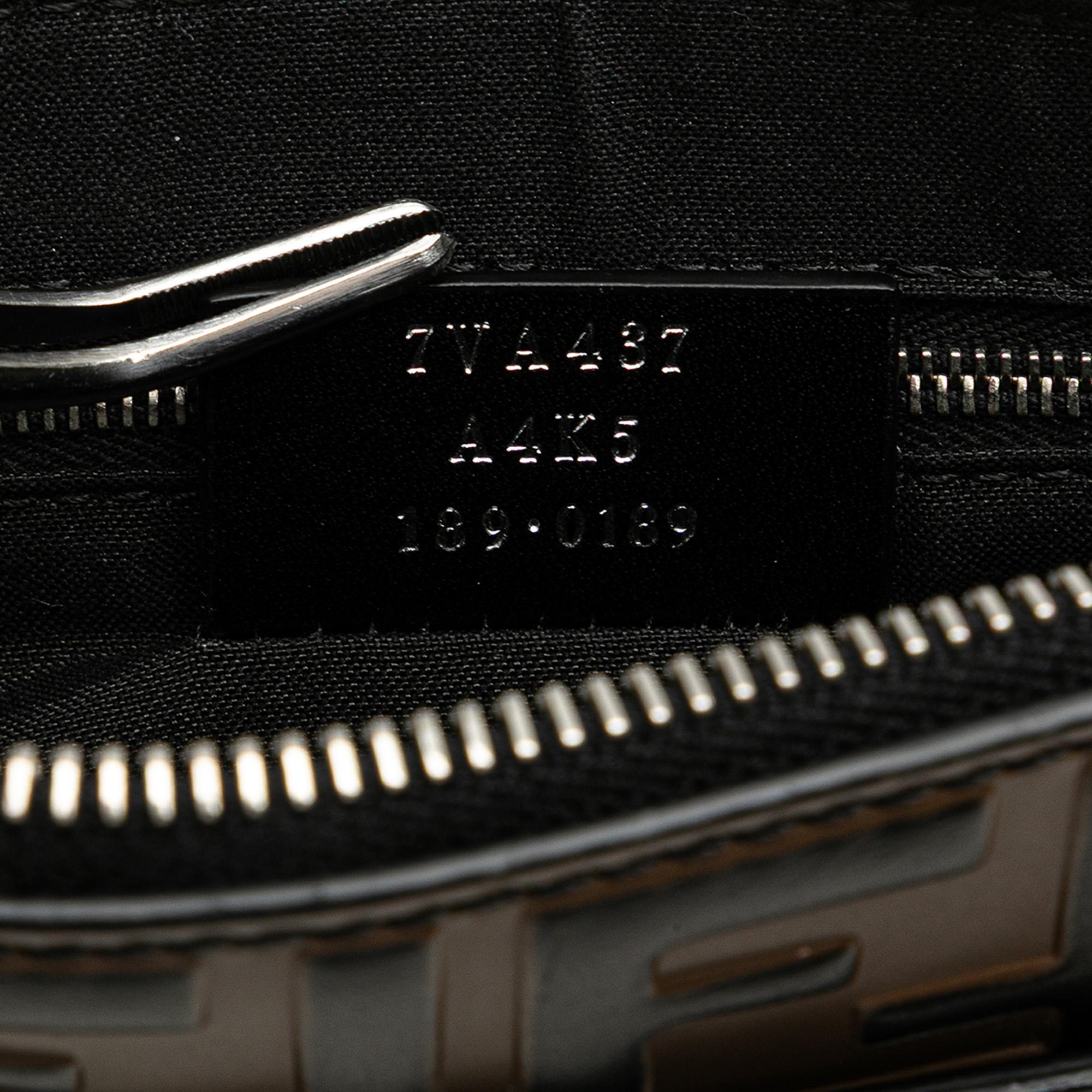 Fendi FF Embossed Leather 1974 Crossbody