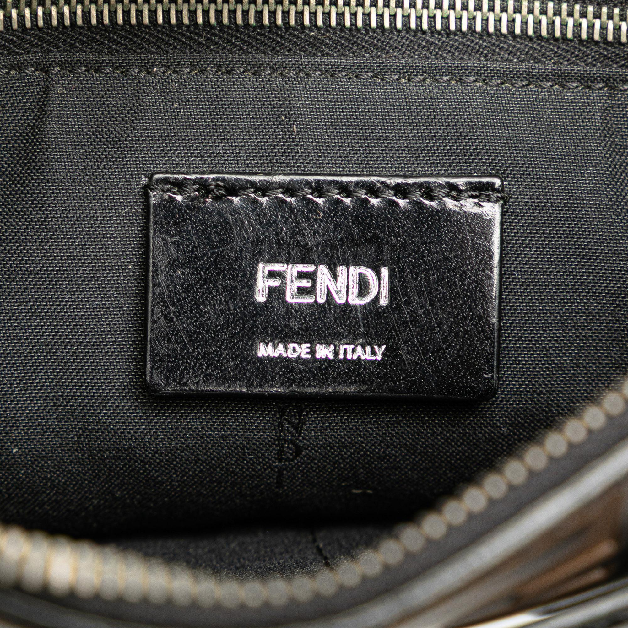 Fendi FF Embossed Leather 1974 Crossbody