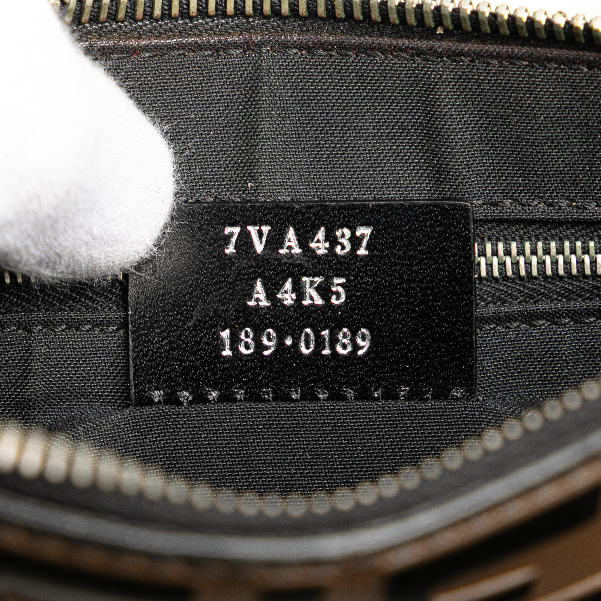 Fendi FF Embossed Leather 1974 Crossbody