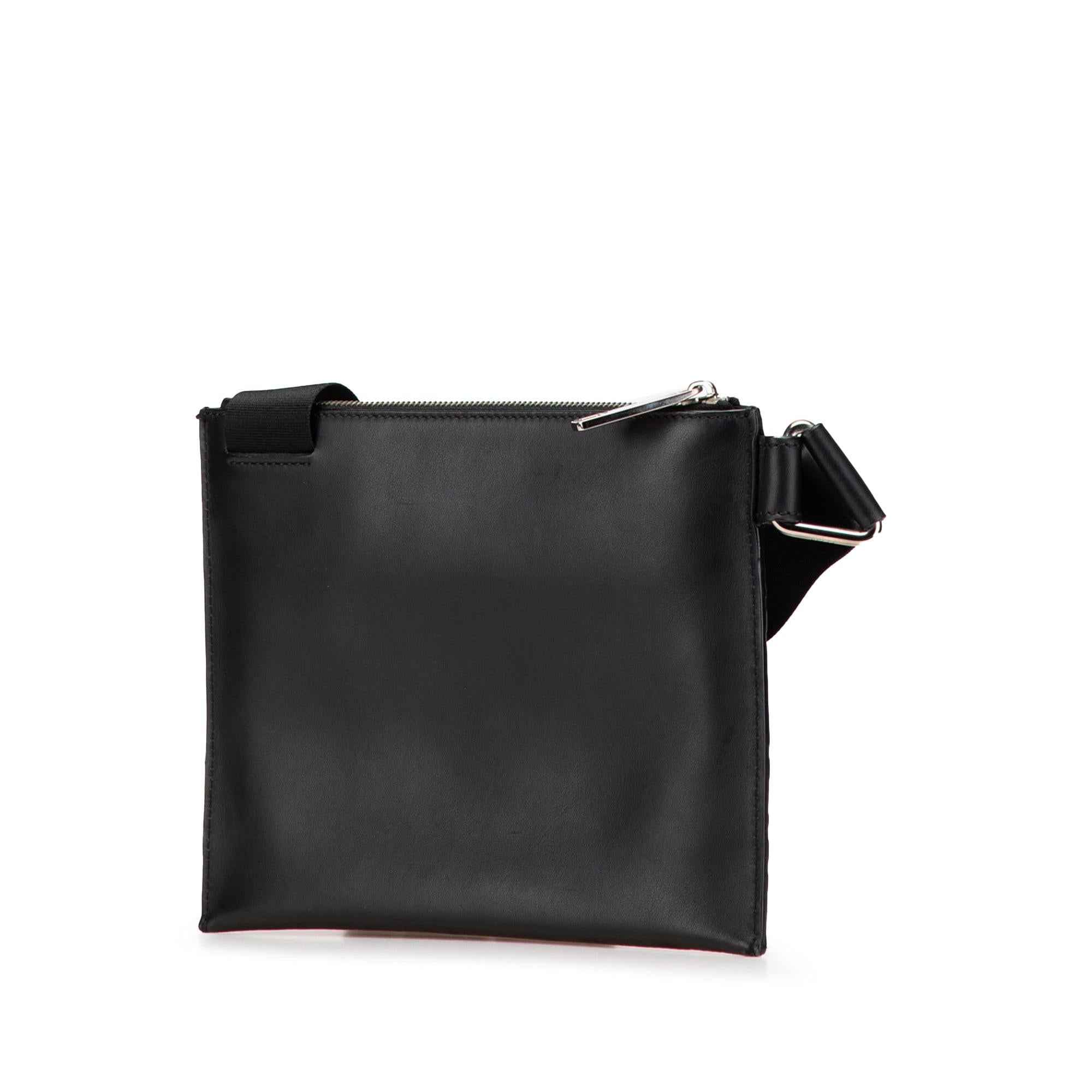 Fendi FF Embossed Leather 1974 Crossbody