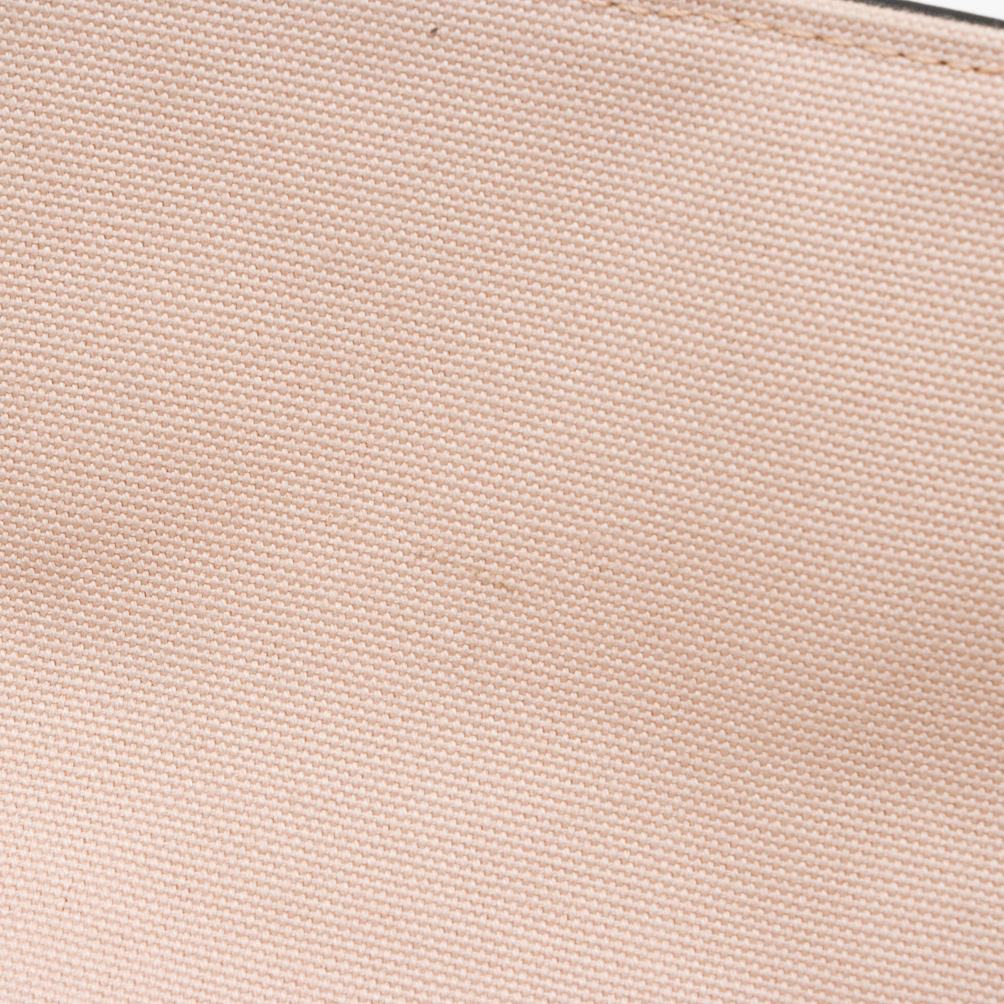 Fendi FF Embroidered Canvas Baguette Shoulder Bag