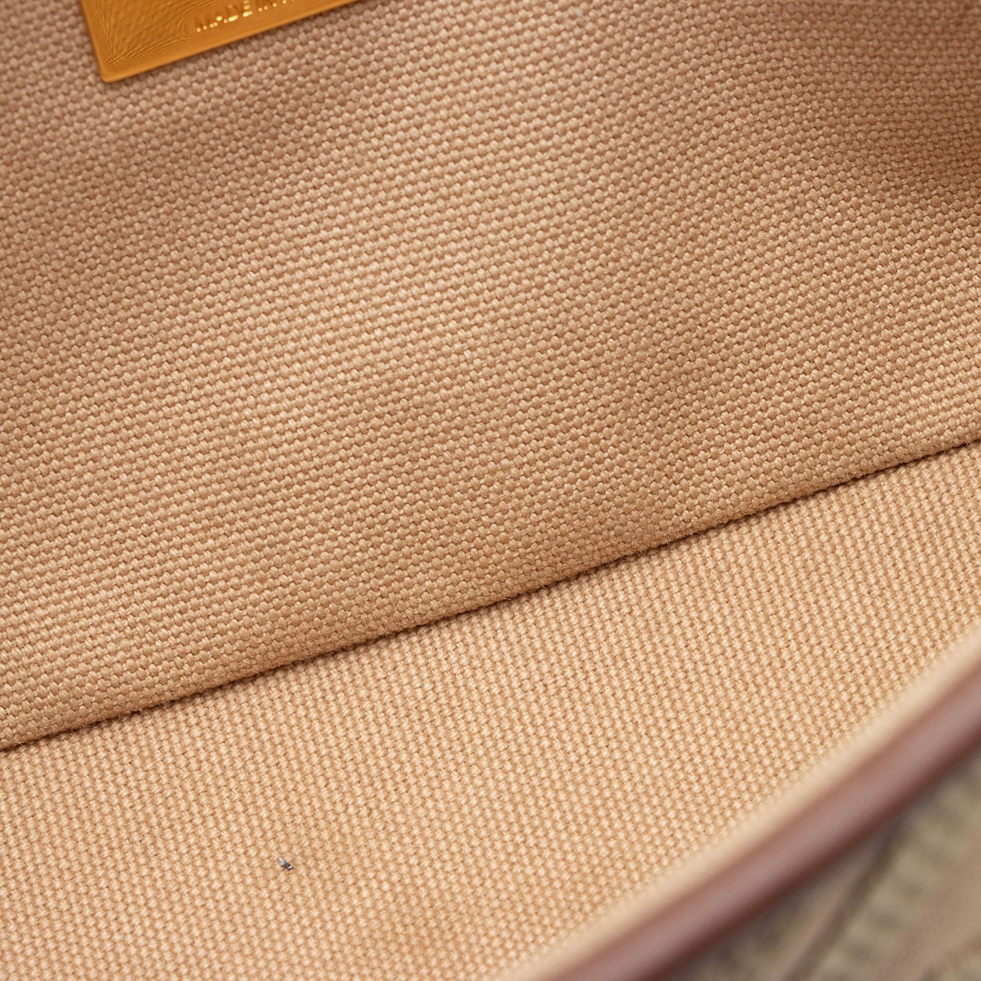 Fendi FF Embroidered Canvas Baguette Shoulder Bag