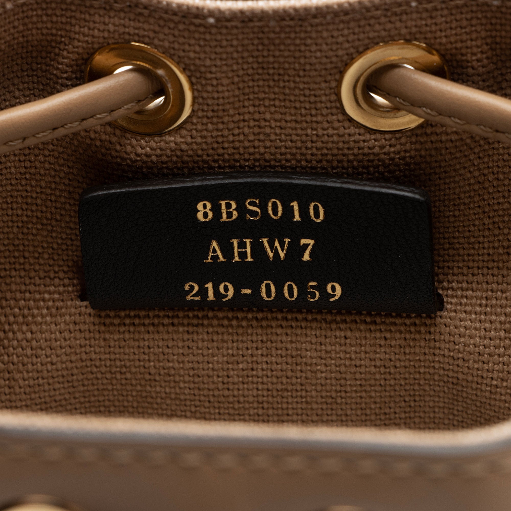 Fendi FF Embroidered Canvas Mon Tresor Mini Bucket Bag