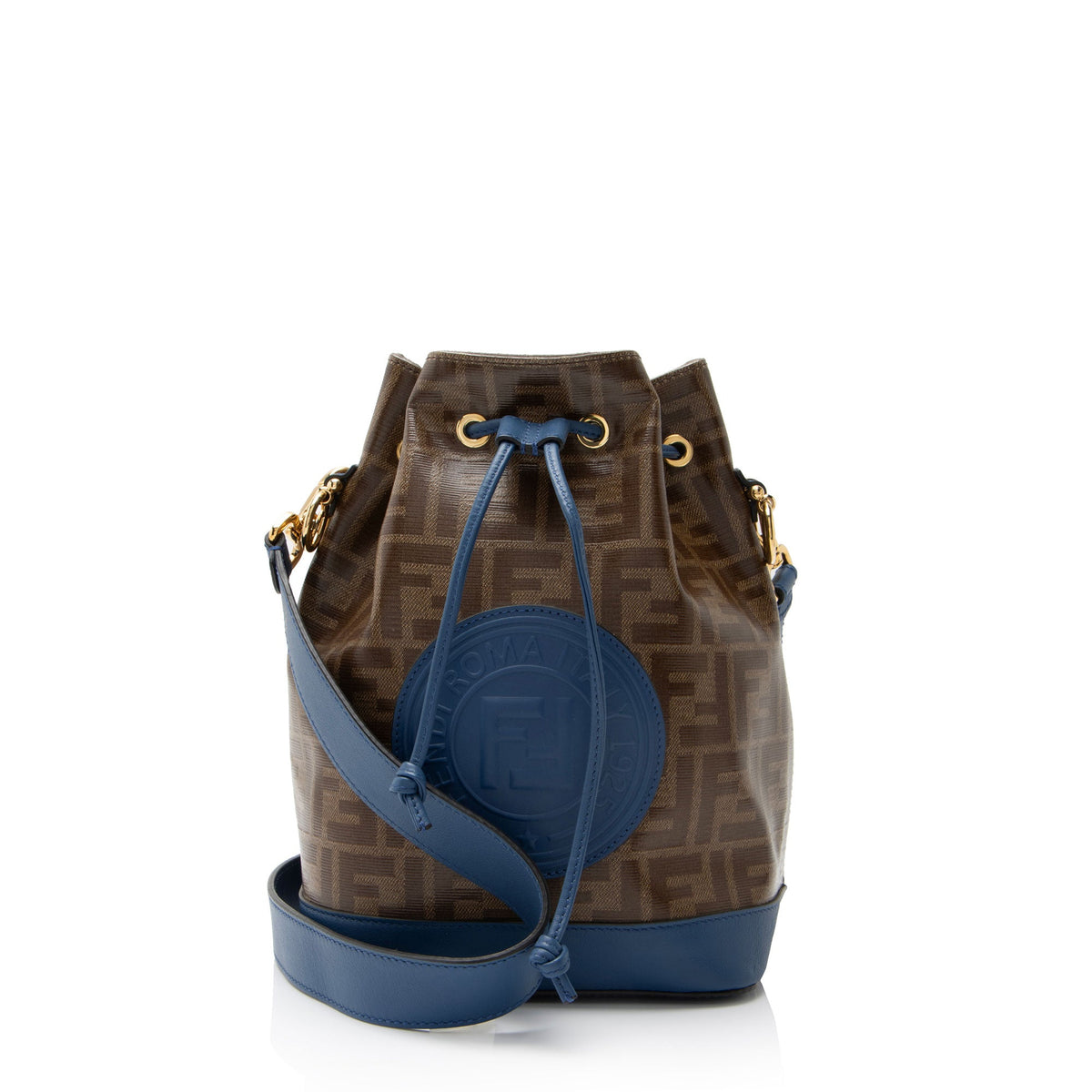 Fendi FF Spalmati Mon Tresor Grande Shoulder Bag