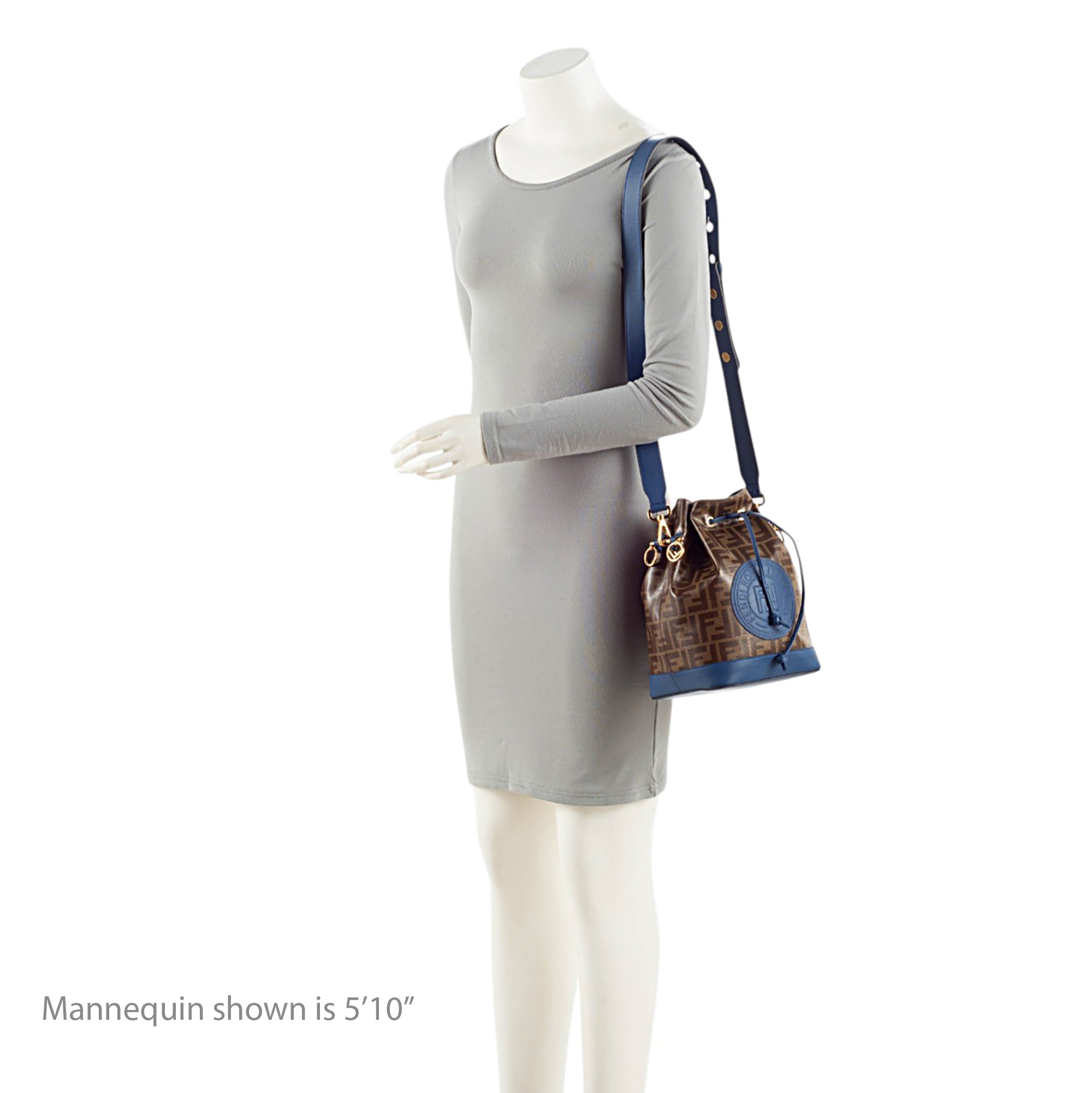 Fendi FF Spalmati Mon Tresor Grande Shoulder Bag