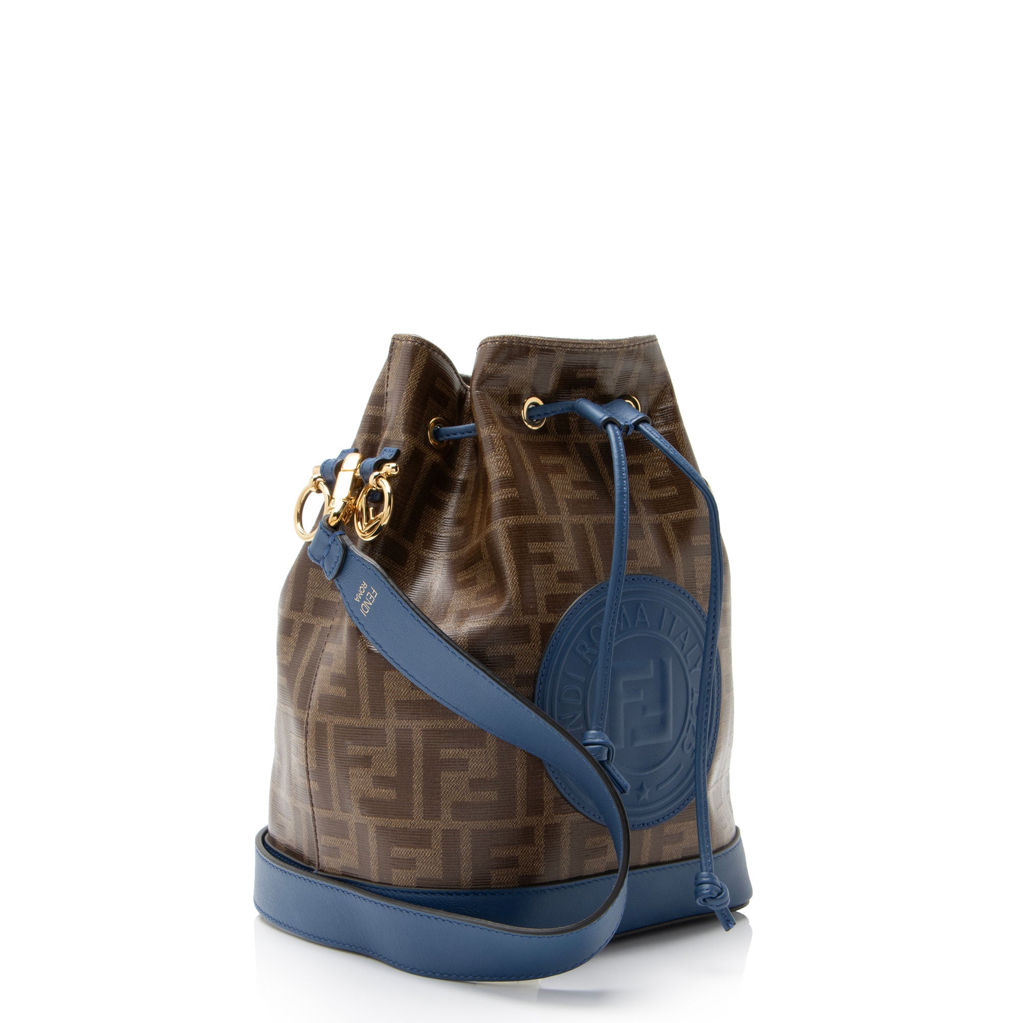 Fendi FF Spalmati Mon Tresor Grande Shoulder Bag