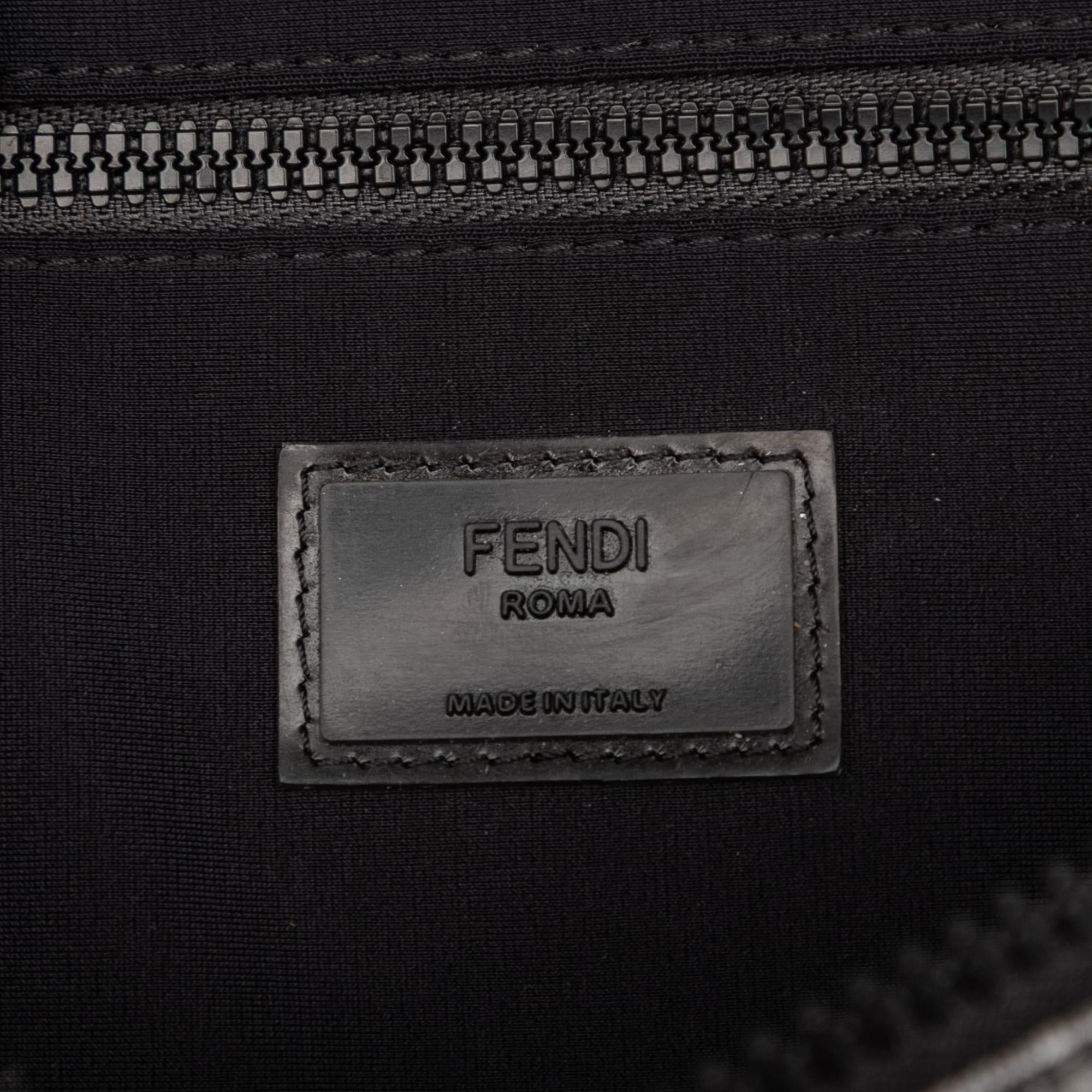 Fendi Hey Reilly Zucca FF 1974 Coated Canvas Belt Bag