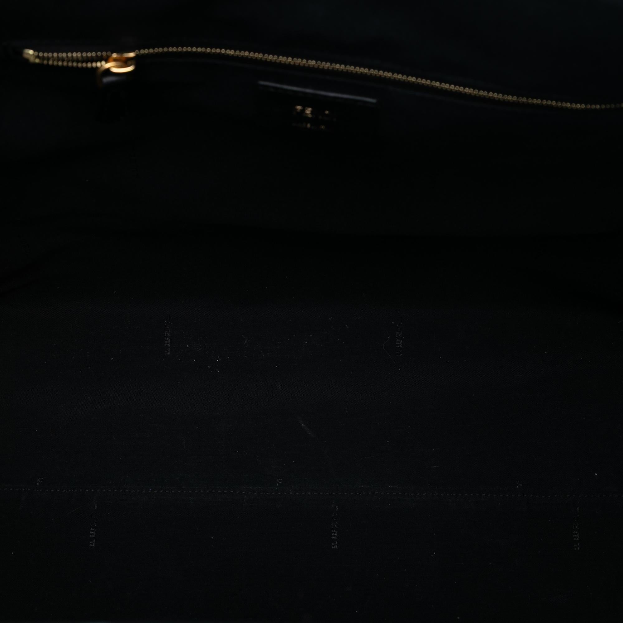 Fendi Joshua Vides Zucca Coated Canvas Cloudy Shopper Satchel